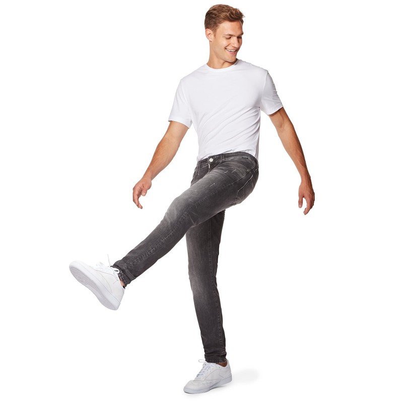 Mavi Men's James Skinny Jeans, Grau (Dark Grey Ultra Move