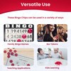 MR CHIPS Bingo Chips 3/4" Size 100 Counting in Red
