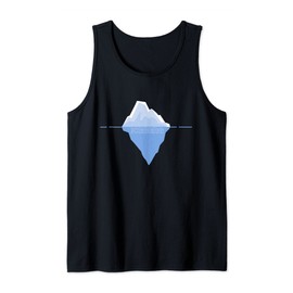 Iceberg Floating in Water Ice Berg Graphic Tank Top