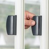 Door Pull Handle in Grey RAL 7016, ASA Plastic, for