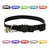 Vibrant Soft Nylon Kitten/Cat Collar with Bell and Safety Release