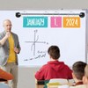 16"-30"Magnetic Rod For Classroom Whiteboard, Magnets Anchor Chart Holder For