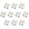 BOXONLY 2 Way High Temp Wire Connectors,Ceramic Connector for Wiring,21.5x19.5x14.2mm,10pcs