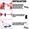 Frienda 10 Sets Goggle Bungee Straps for Swim,Adjustable Replacement Bungee