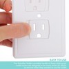 VILLCASE 4 Pack Self-Closing Outlet Covers, Baby proofing Safety Universal