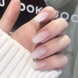 Varna Syrup Nude Wedding Attached Nail Tips Artificial Nails Set A Type / 바르나 시럽 누드 웨딩 붙이는 네일팁 인조손톱 세트 A타입