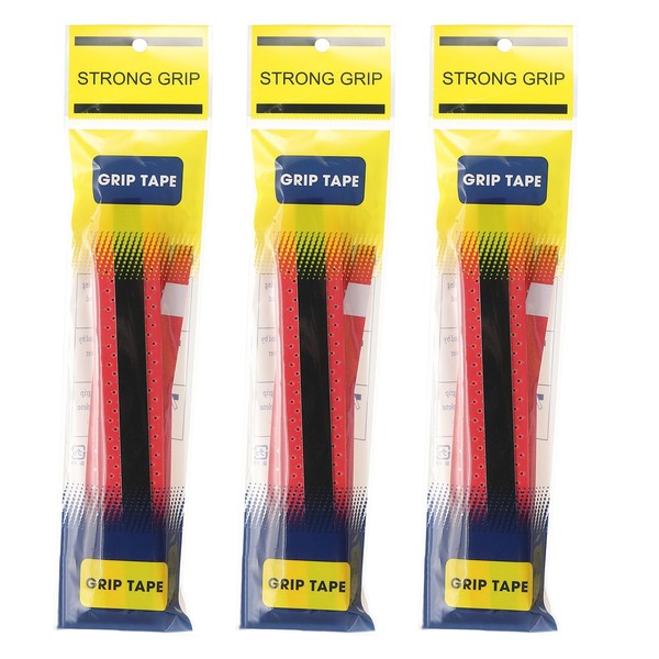 PATIKIL Tennis Racket Grip Tape, 3 Pack PU Racquet Overgrip