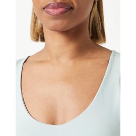 Koton Women's Minimal Printed Halter Neck Sports Bra, Green(750)