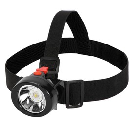 Rechargeable LED Cap Mining Lamp for Hard Hat Helmet, Waterproof Explosion-Proof Miner Headlight Flashlight for Outdoor Work, Tunnel, Coal Mine, Hunting, Fishing, Camping, Caving, Construction