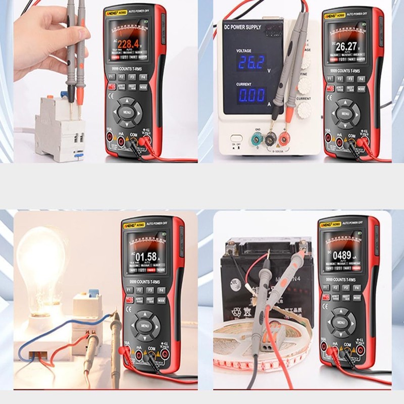 3 in 1 Handheld Oscilloscope, Multimeter Automatic Range Accurately Measures