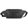 ZZNICK Large Size Genuine Leather Fanny Pack/Waist Bag/Organizer with Adjustable