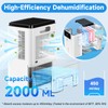 Dehumidifier for Bedroom, 68 OZ Dehumidifiers for Home Basement with