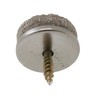 16pcs: 24mm Screw-On Floor Protection Felt Pads for Furniture, Tables
