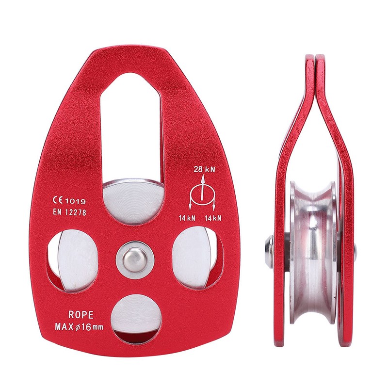 30KN Large Single Pulley Bearing Sheave Sliding Side Plate for