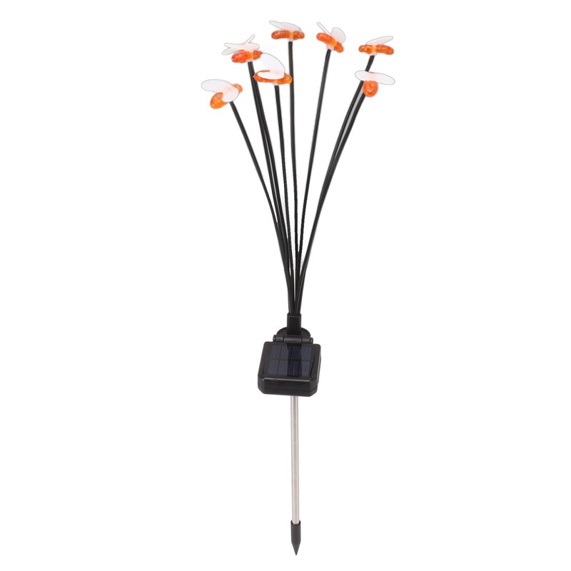 2Set Solar Bee Garden Lights IP65 Waterproof 8 LED Decorative