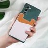 Cabilock 2 Piezas Bolsillo Adhesivo para Teléfono de Pu Soporte
