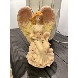 San Francisco Music Box Vintage Seraphim Angel Figurine Music Box Plays Amazing Grace