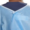 McKesson Disposable SMS Protective Procedure Gown Blue One Size Fits