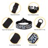 Reflective Dog Collar Padded Black Collar and Lead Set Polyester