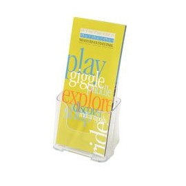 1/3 A4 Single Literature Holder Wall mountable or free standing 1427962