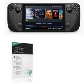 BoxWave Screen Protector Compatible With Valve Steam Deck - ClearTouch Crystal Anti-UV EyeCare (2-Pack), Filters out Harmful Blue Light Reduce Fatigue