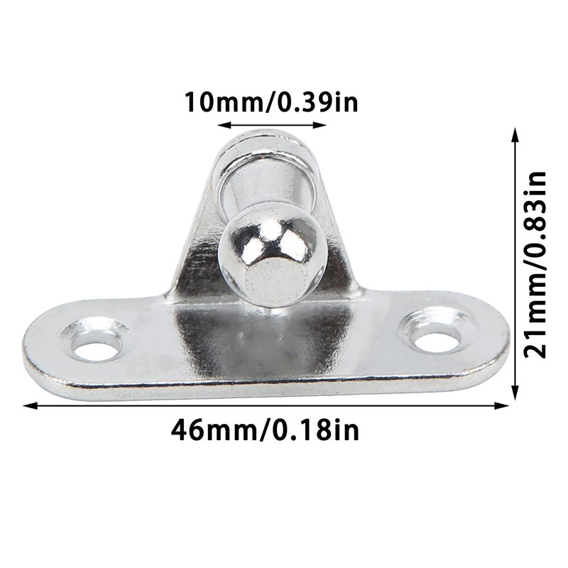 Gas Strut Mounting Bracket, 2pcs Gas Strut Mounting Bracket 10mm
