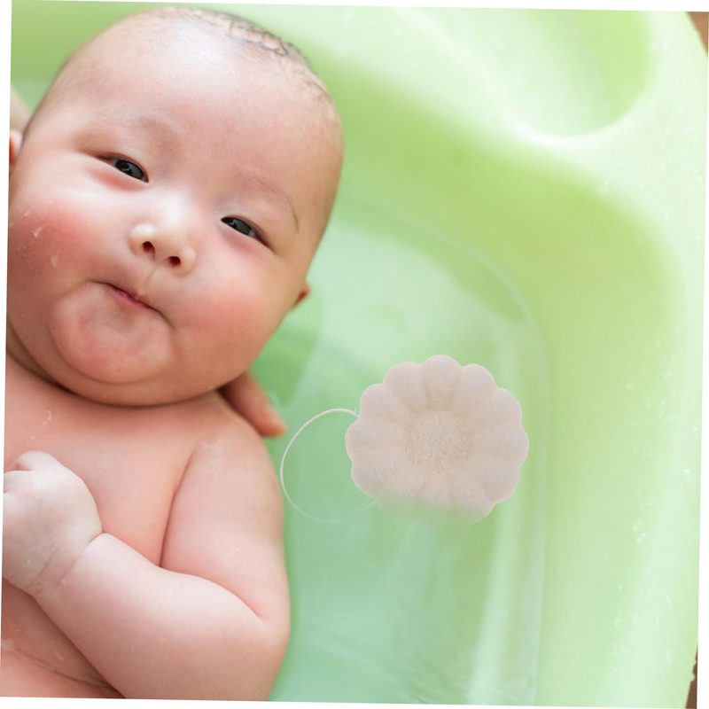 Ipetboom Bath Sponge Baby Shower Sponge Body Sponge Massage Sponge