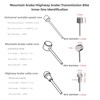 Bike Brake Cable Set Universal Standard Bike Brake Cable with