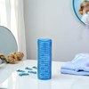 Blue Self Grip Hair Rollers, Heatless Hair Roller Sets with