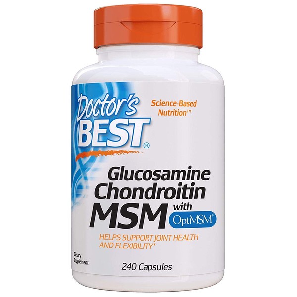 Doctor's Best Glucosamine Chondroitin MSM - 240 Capsules