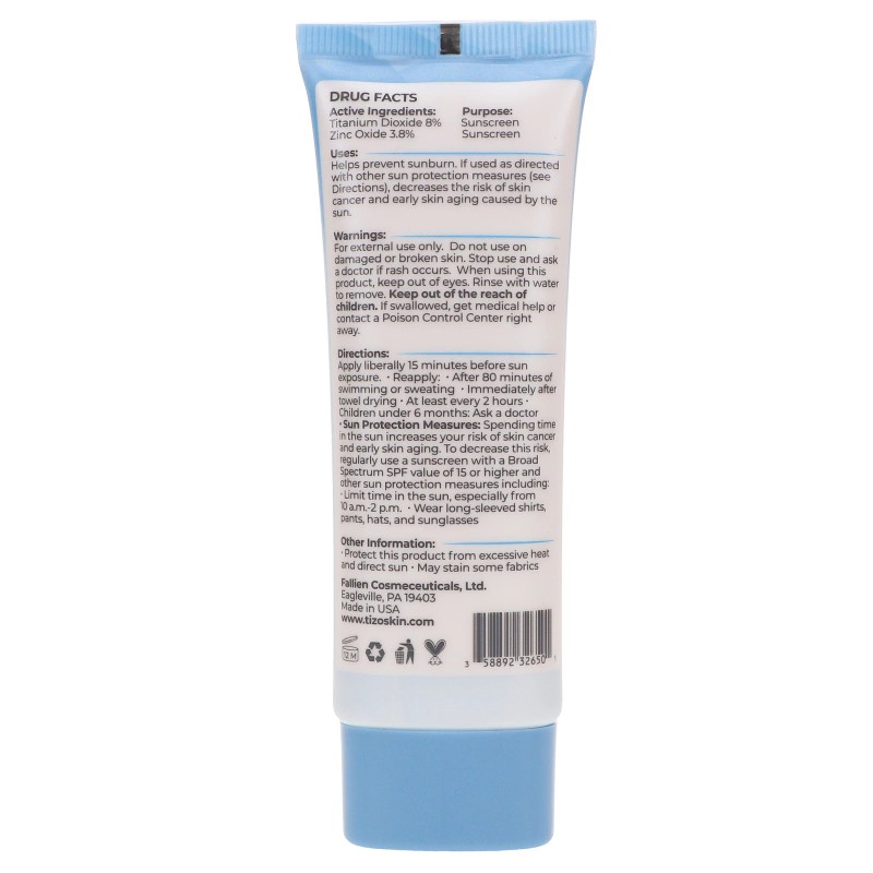 Protector solar mineral facial teñido TIZO 3 FPS 40 1,75