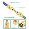ERKOON Garden Hose Connector, Pack of 3 Hose Connectors, 1/2