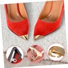 AOKWAWALIY Metal Shoes Pointed Protector High Heels Tip Cap Cover