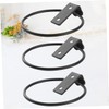 Levemolo 3pcs Wall Mounted Flowerpot Stand Metal Iron Ring Planter
