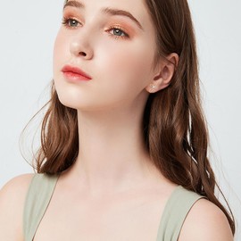 VONALA Cross Earrings 925 Sterling Silver Rose Gold Heart Cross Stud Earrings Religious Christian Baptism Jewelry First Communion Day Gifts for Women