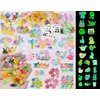SparkleFab Luminous Tiny Resin Animals 300 Pcs Mini Animals Bulk