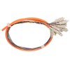 Fiber Optic Cable 1 Meter 12 Strand Multimode Low Insertion