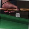 Outanaya 3pcs Clear Acrylic Pool Chalk Box Sealed Billiard Chalk