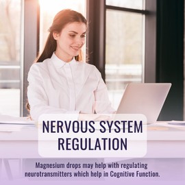 Magnesium Glycinate Supplement, Magnesium Liquid Drops with Magnesium Glycinate 500mg Vitamin B6, Ashwagandha, L - Theanine, Chamomile -Support Stress Relief, Bone, Muscle, Mood Vegan (Pack of 2)