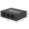 Mugkom Split 6 XLR Splitter Box, 1-IN-6-OUT/6-IN-1-OUT 6 Channel Parallel