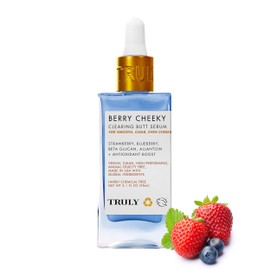 Truly Beauty Berry Cheeky Clearing Butt Serum Butt Acne Clearing Treatment - Body Acne Treatment For Bacne - Butt Acne Cream Serum - Thighs and Bum Acne Treatment - 3.1 OZ