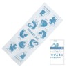 Pine Create 22P44526 Relaxing Towel, Pale Blue, Size: Approx. W