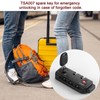 2 PCS TSA007 Zipper Luggage Locks, Suitable for Luggage,Backpacks, Handbags,