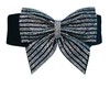 ANNULOYA Bling Stretchy Belts for Women Elastic Wide Rhinestone Bow