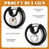 Chumia 16 Pack Padlocks Keyed Alike, Stainless Steel 2-3/4" Wide,