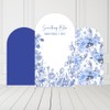 Something Blue Before I Do Arch Backdrop Cover for Bridal