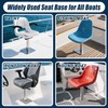 Sporthfish Boat Seat Pedestal 7" x 7" Boat Seat Base
