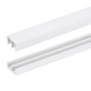 uxcell 4Set White Plastic Sliding Door Track, Sliding Glass Window