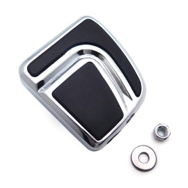 SMT-Chrome Small Airflow Groove Brake Pedal Pad Compatible With Harley Davidson Bad Boy FXSTSB Springer Softail FXSTS Custom Vehicle Operations FXDWG3 FXDWG3 Springer Softail FXSTS [B01FD2ZK2M]