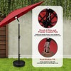YSSOA 9' Patio Umbrella 20" Capacity Fillable Heavy Duty Round